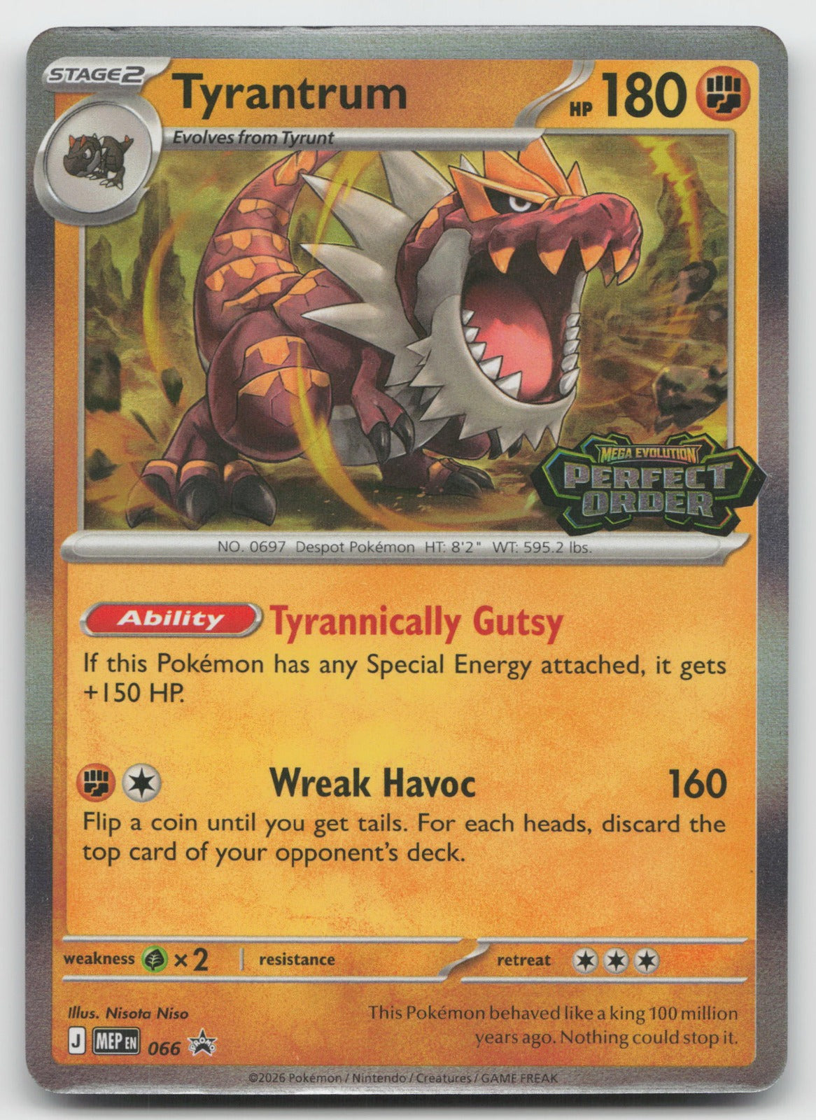 Tyrantrum - Promo ME: Mega Evolution Promo MEP066 NM