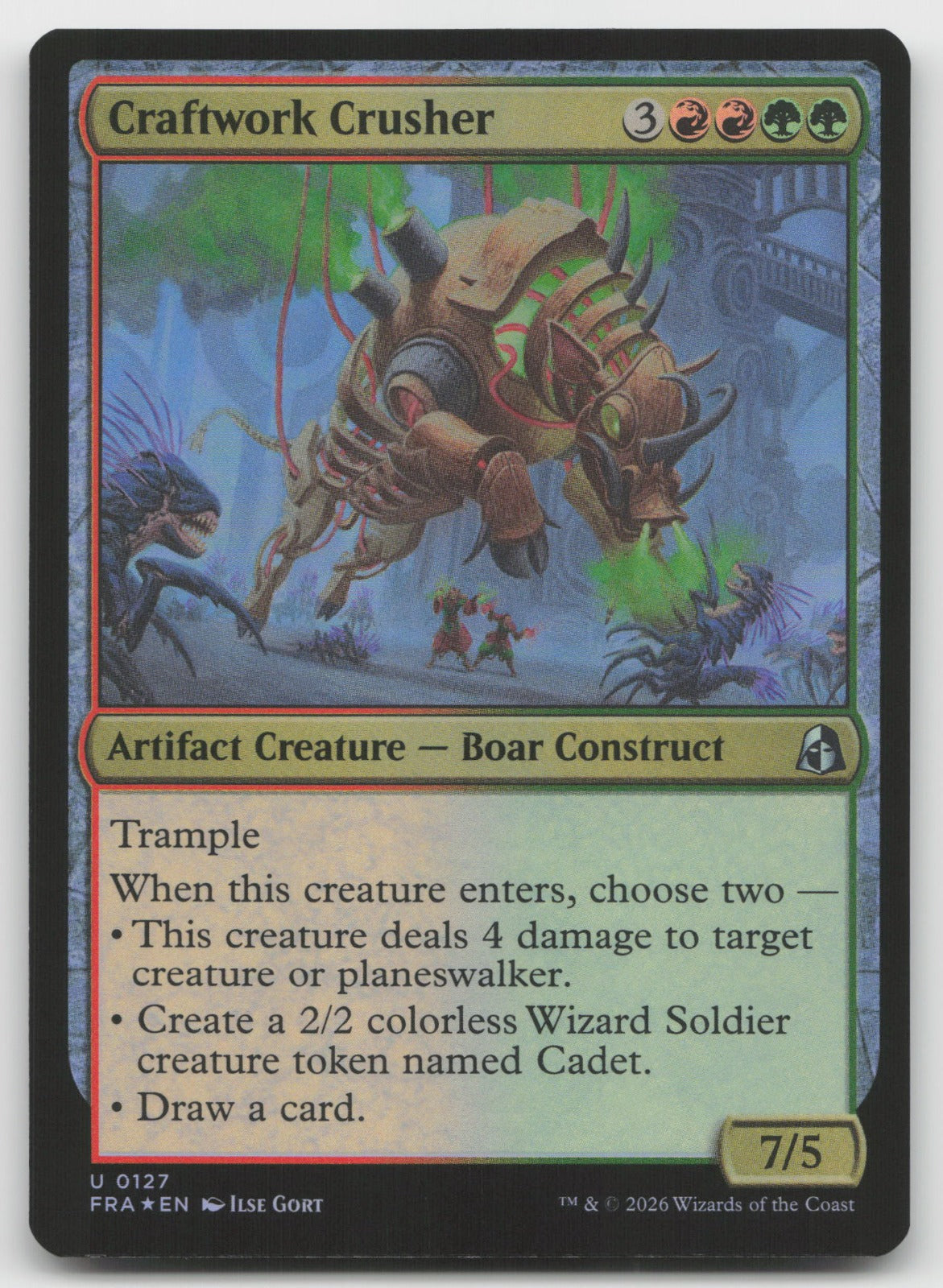 Craftwork Crusher U Foil Reality Fracture 127 NM