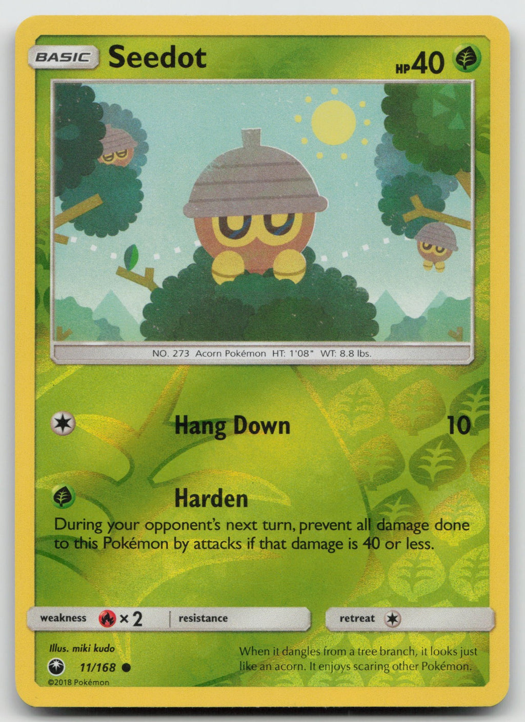 Seedot Reverse Holo Common SM - Celestial Storm 11/168 LP