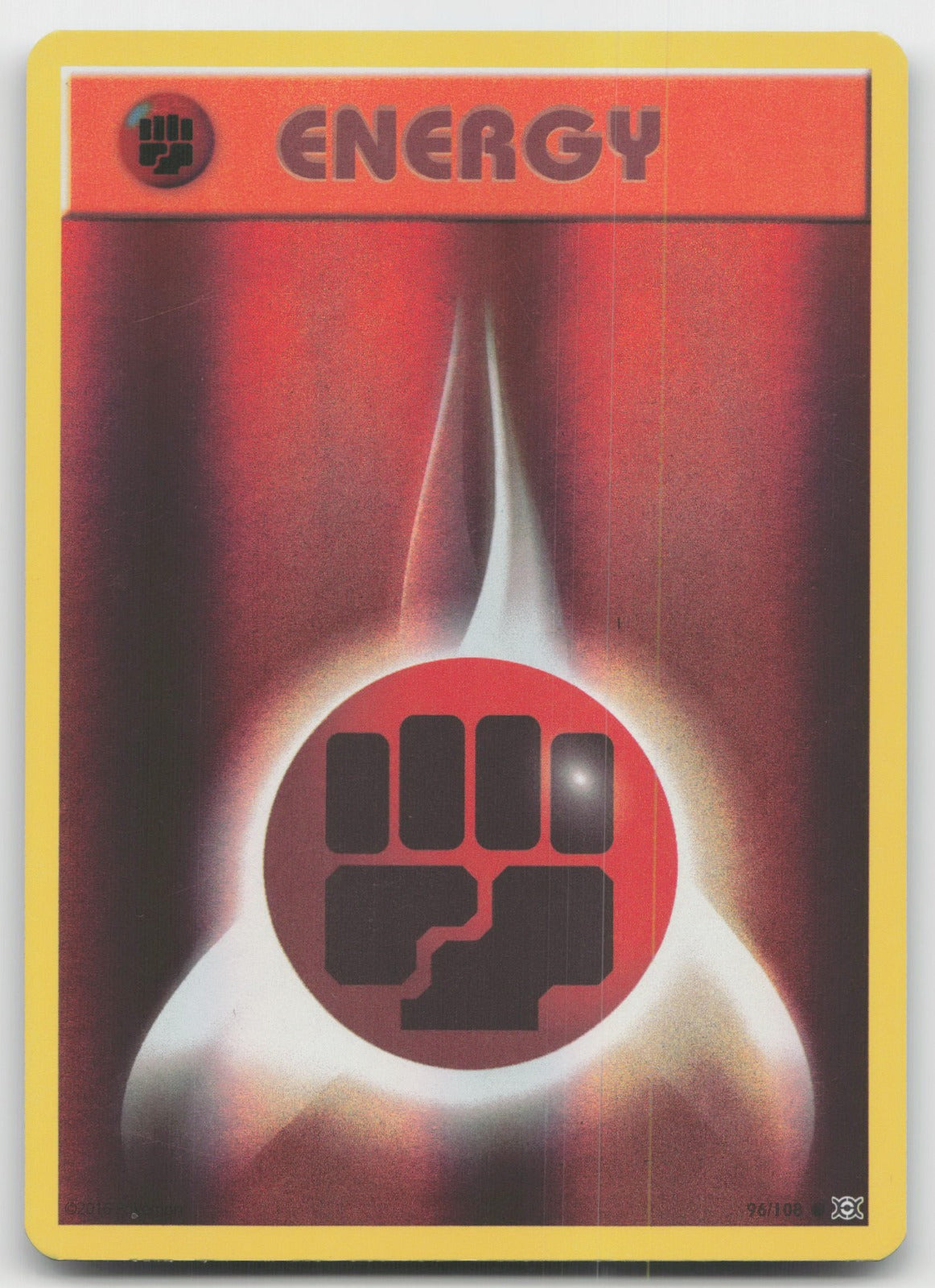 Fighting Energy Reverse Holo Common XY - Evolutions 96/108 VLP