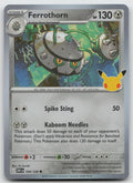 Ferrothorn Holo Common ME: 30th Celebration 104/128 NM