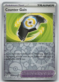 Counter Gain Uncommon Reverse Holo SV08: Surging Sparks 169/191 NM