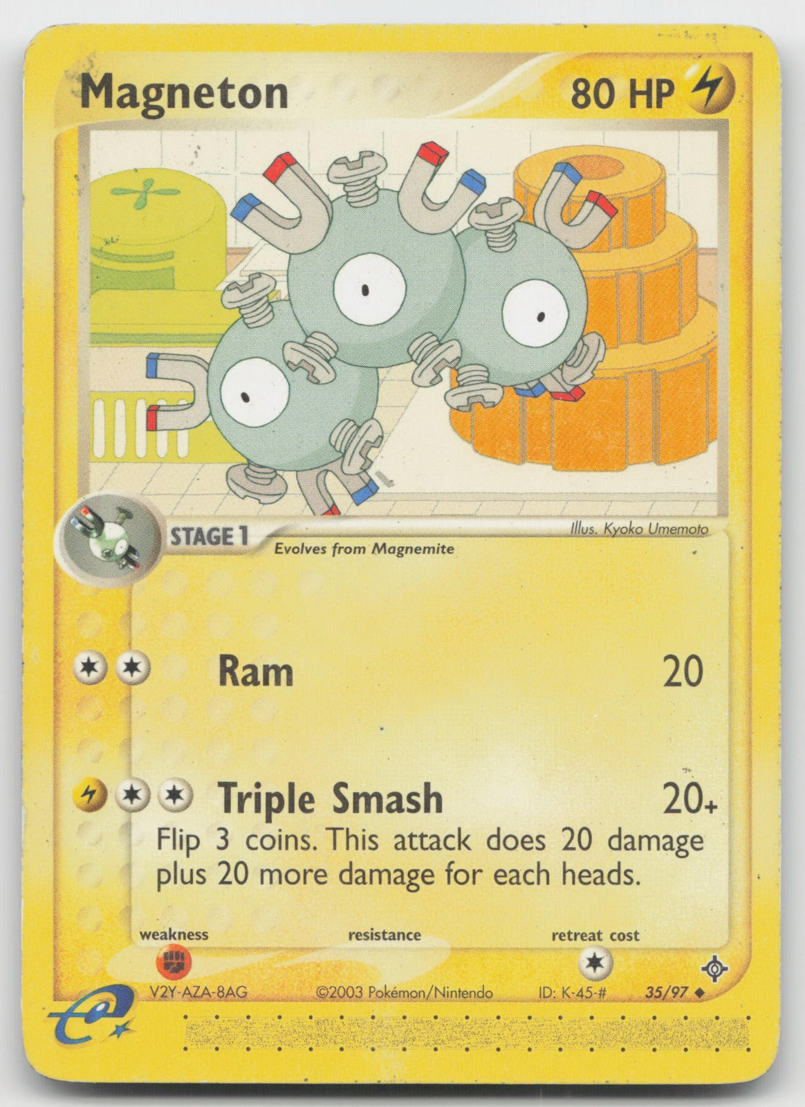 Magneton Uncommon Dragon 35/97 DMG