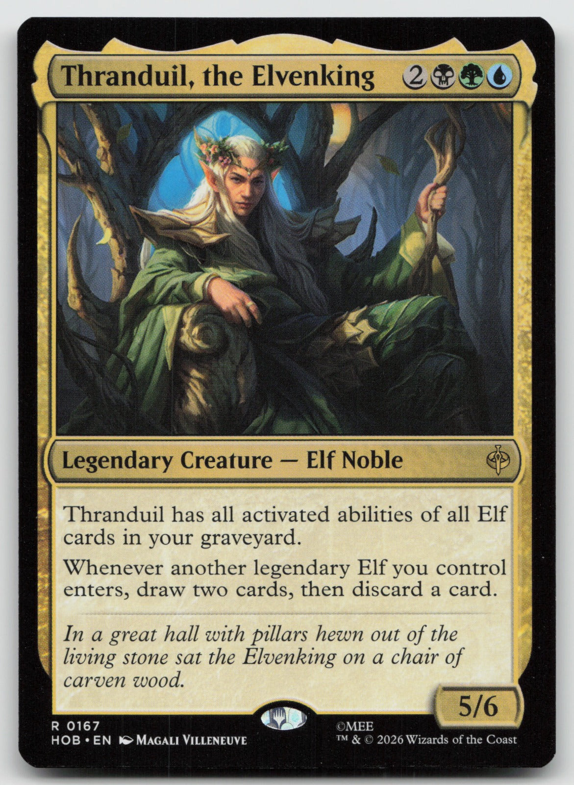 Thranduil, the Elvenking R The Hobbit 167 NM