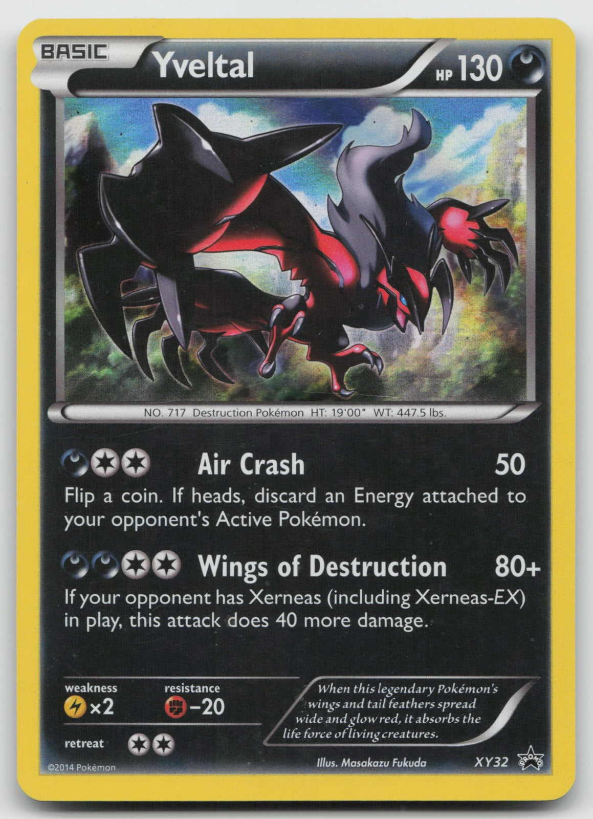 Yveltal Holo XY Promos XY32 MP