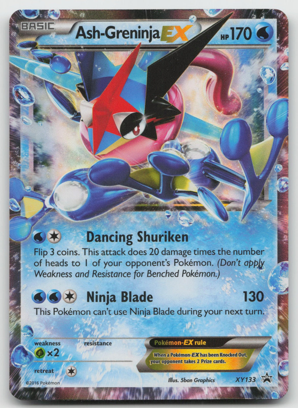 Ash-Greninja EX Holo XY Promos XY133 MP/HP