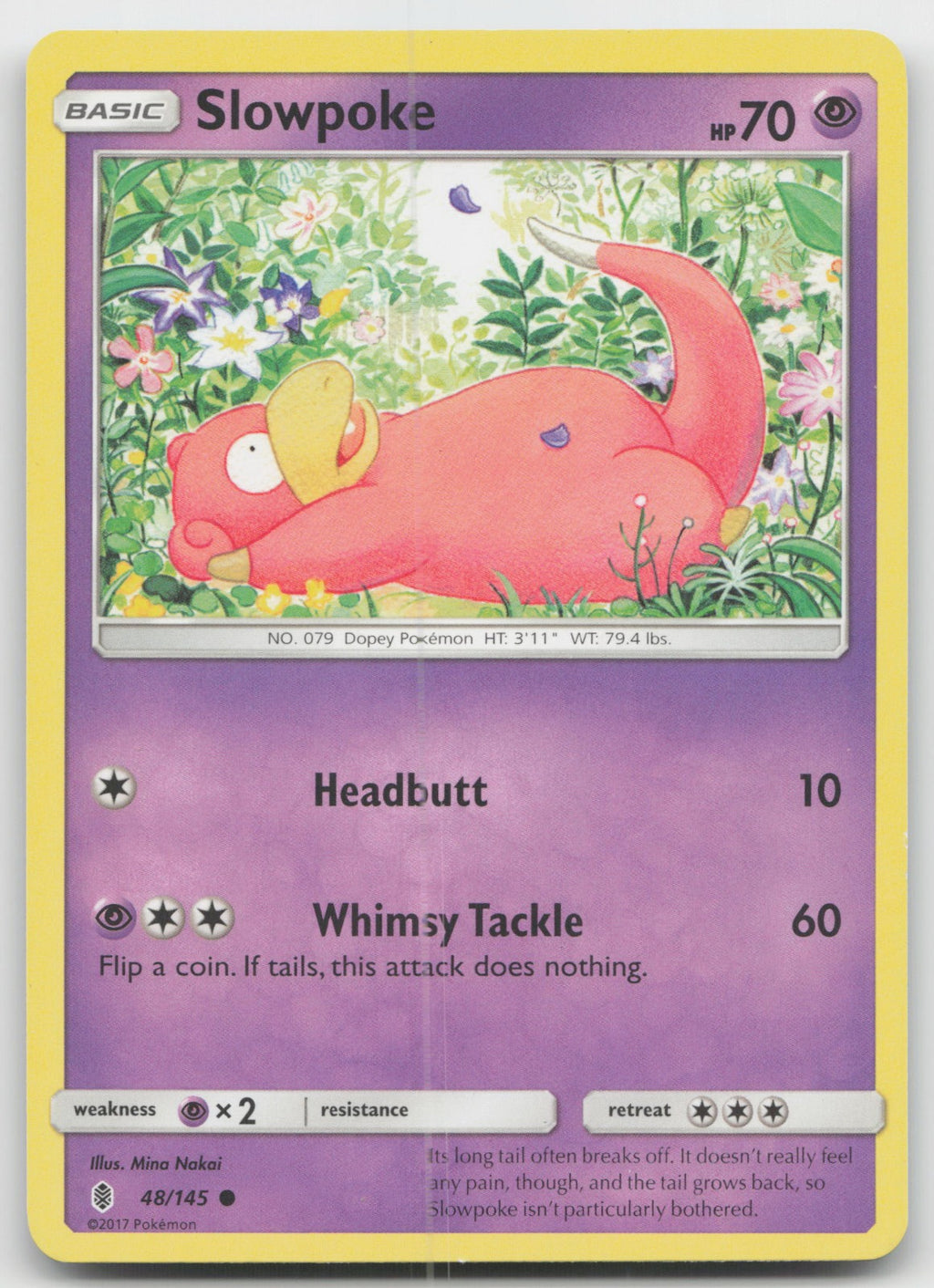 Slowpoke Common SM - Guardians Rising 48/145 LP