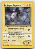 Lt. Surge's Magnemite Uncommon Unlimited Gym Heroes 50/132 LP