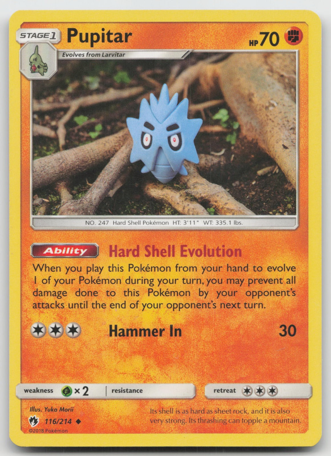 Pupitar Uncommon SM - Lost Thunder 116/214 LP