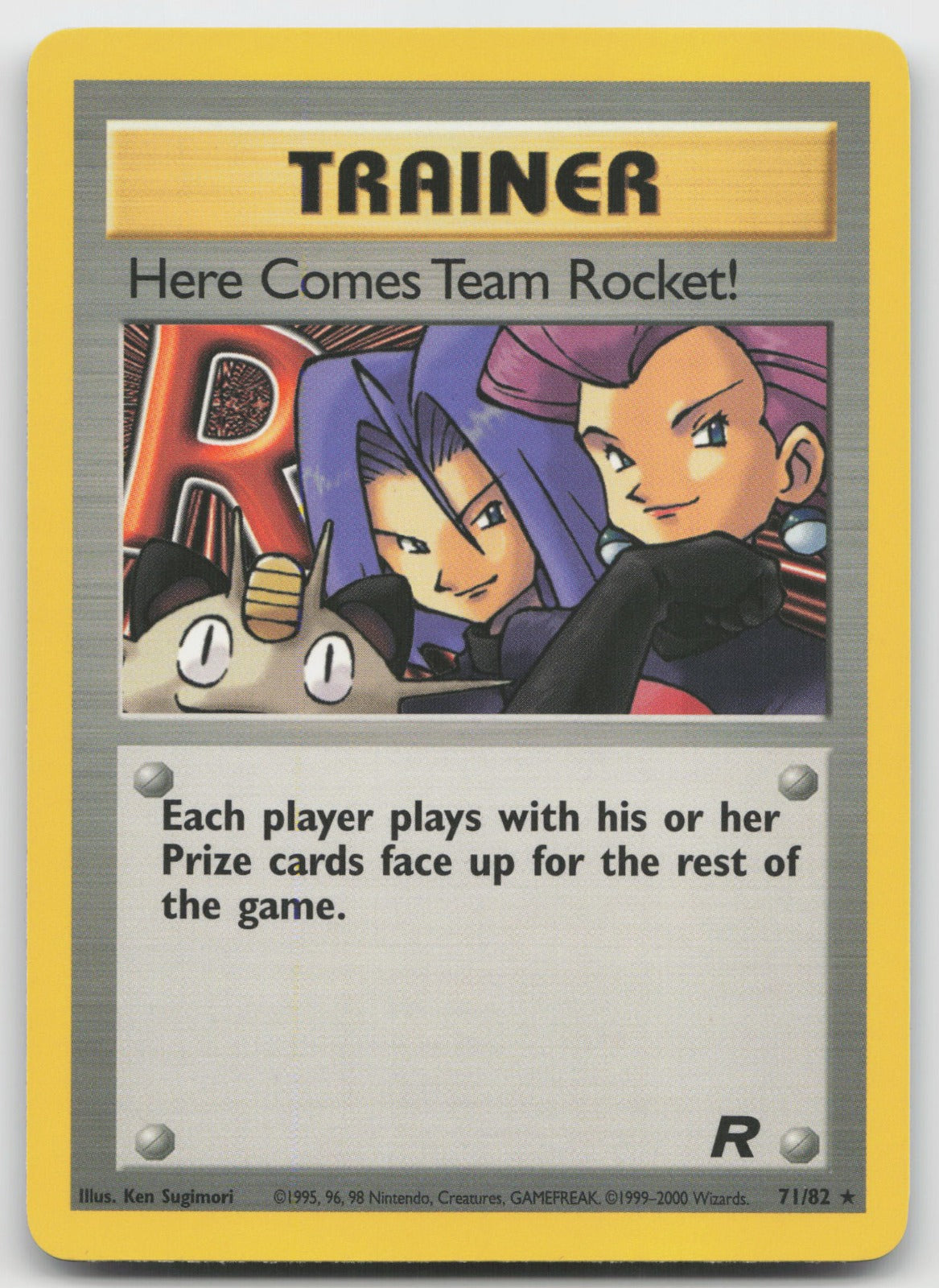Here Comes Team Rocket! Rare Unlimited Team Rocket 71/82 NM