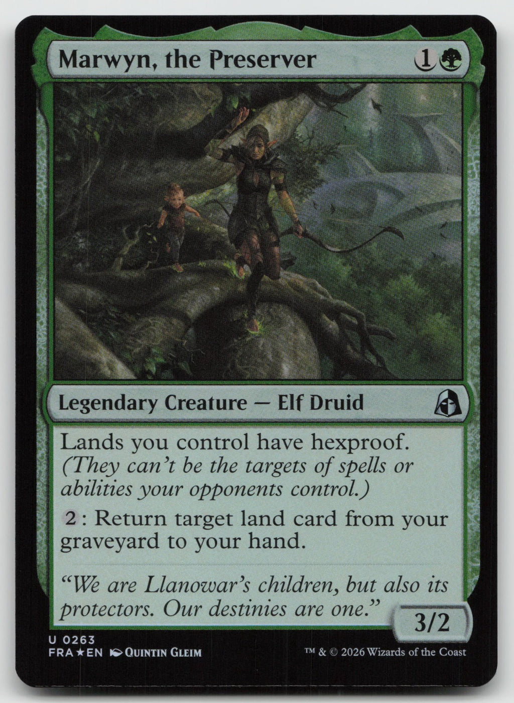 Marwyn, the Preserver U Foil Reality Fracture 263 NM