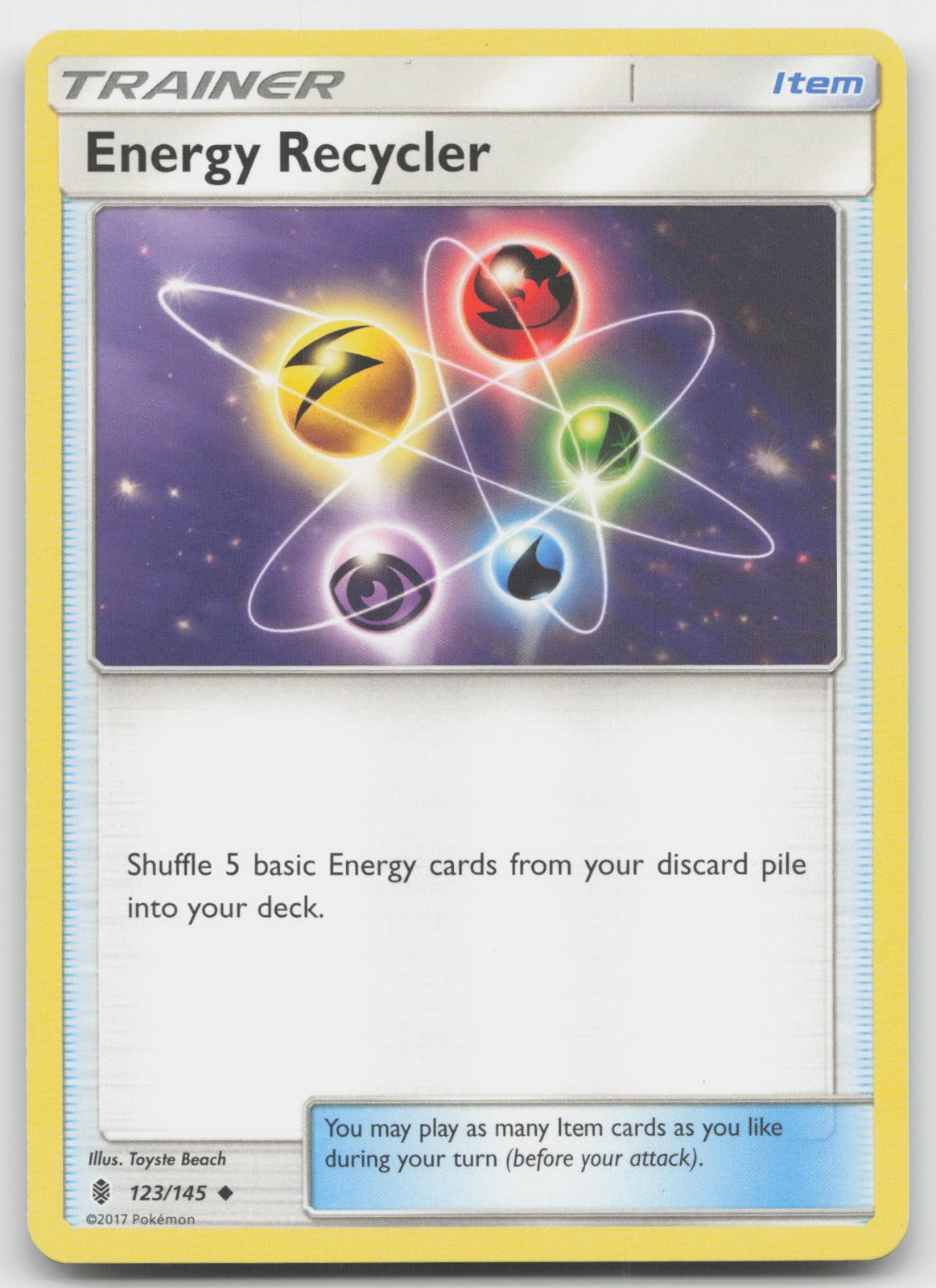 Energy Recycler Uncommon SM - Guardians Rising 123/145 LP
