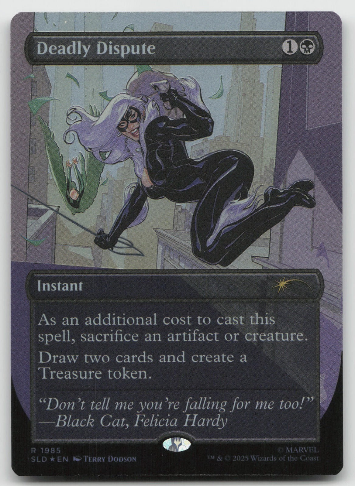 Deadly Dispute (Rainbow Foil) R Foil Secret Lair Drop Series 1985 NM
