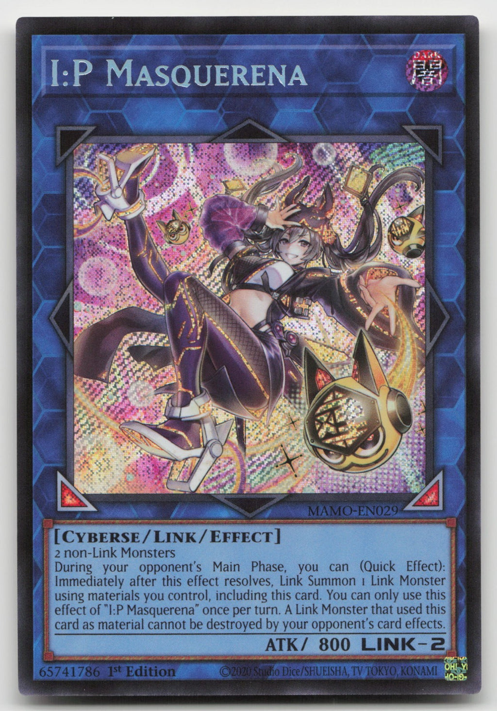 I:P Masquerena 1st Edition Secret Rare Magnificent Monsters MAMO-EN029 NM