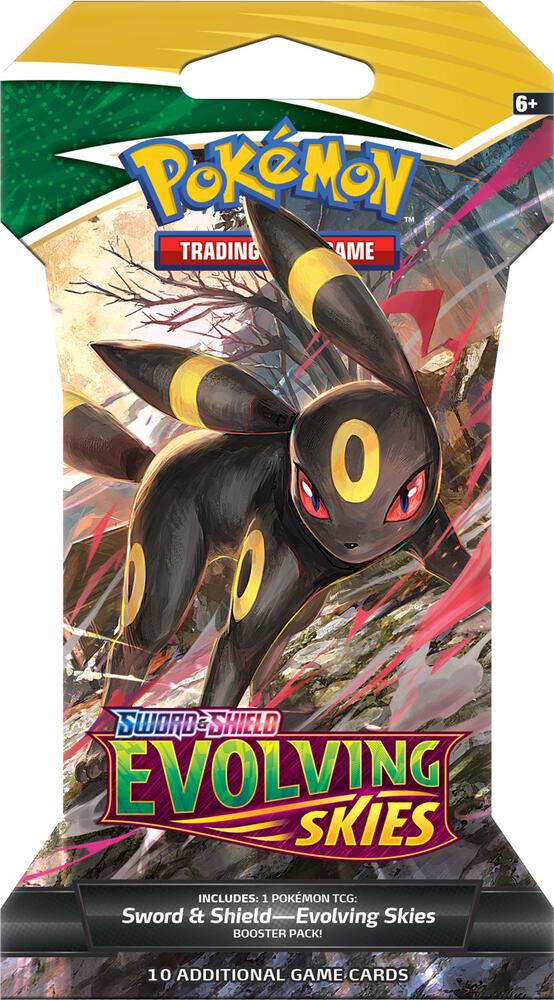 Evolving Skies Sword & Shield Sleeved Booster Pack (Random Art)