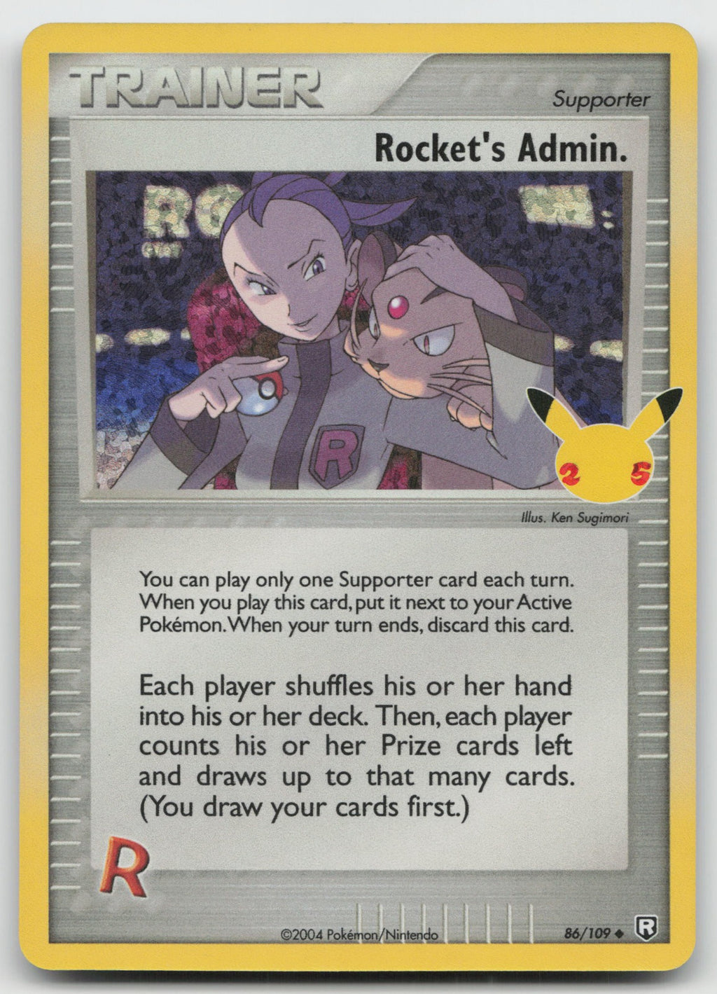 Rocket's Admin. Holo Celebrations: Classic Collection 86/109 NM