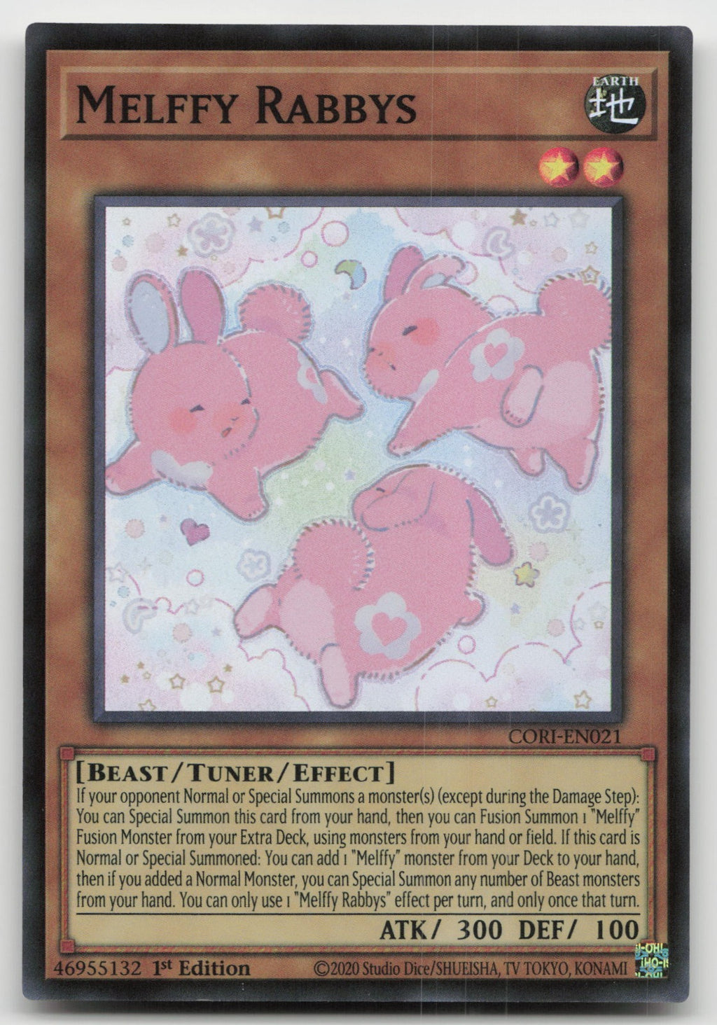 Melffy Rabbys 1st Edition Super Rare Chaos Origins CORI-EN021 NM