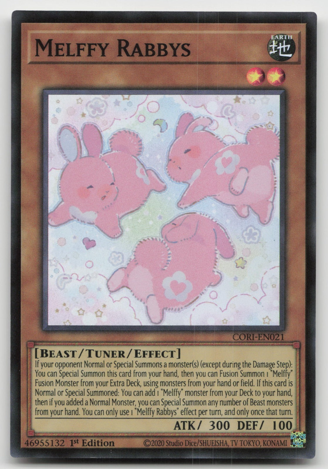 Melffy Rabbys 1st Edition Super Rare Chaos Origins CORI-EN021 NM
