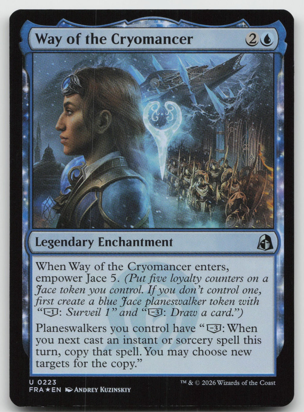 Way of the Cryomancer U Foil Reality Fracture 223 NM