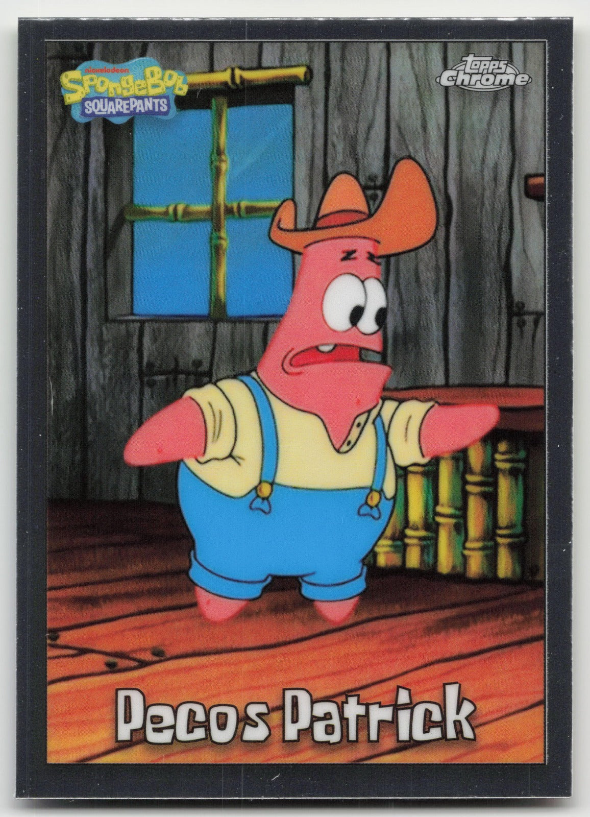 Pecos Patrick Base Topps Chrome SpongeBob SquarePants 25th Anniversary 55 NM