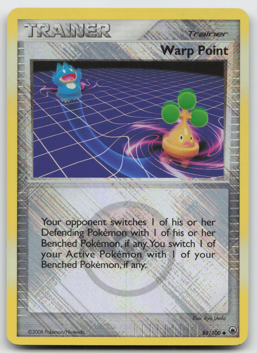 Warp Point (League Promo) Reverse Holo DP - Majestic Dawn 88/100 NM