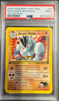 Giovanni's Machoke 1st Edition Uncommon Gym Challenge 42/132 PSA 9