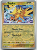 Zapdos Rare Reverse Holo SV06: Twilight Masquerade 065/167 NM
