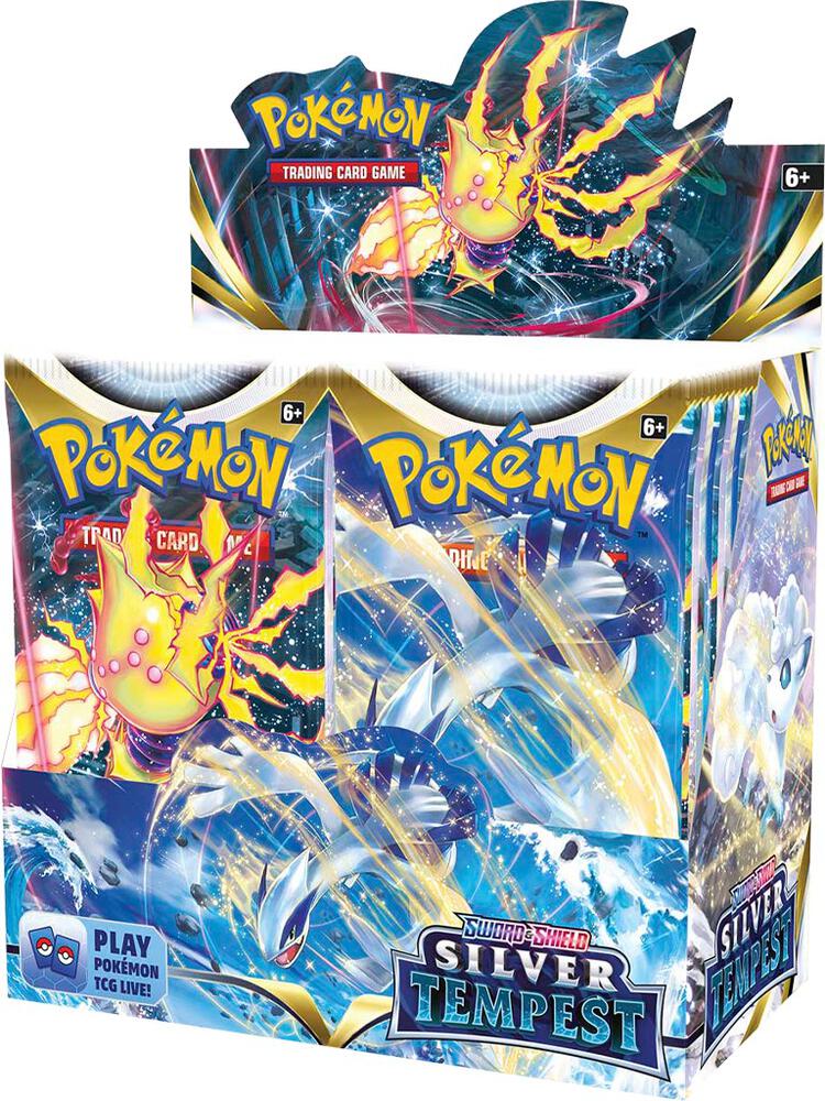 Silver Tempest Booster Display Box (36 Packs)