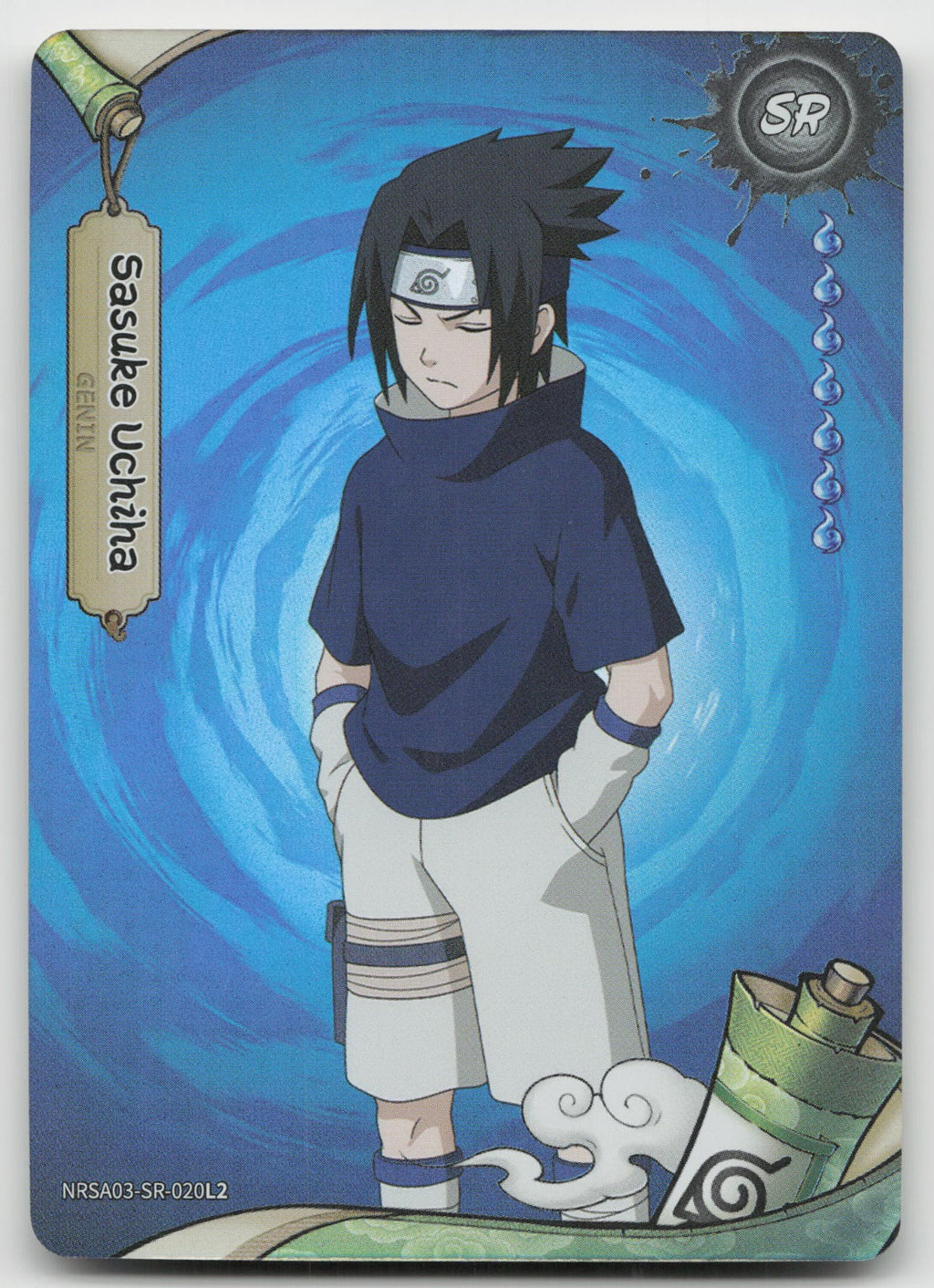Sasuke Uchiha SR Chapter Jin Series 3 020L2 NM