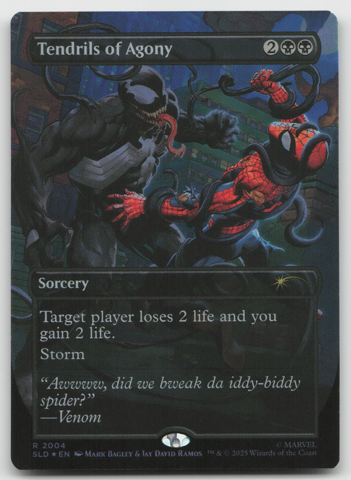 Tendrils of Agony (Rainbow Foil) R Foil Secret Lair Drop Series 2004 NM