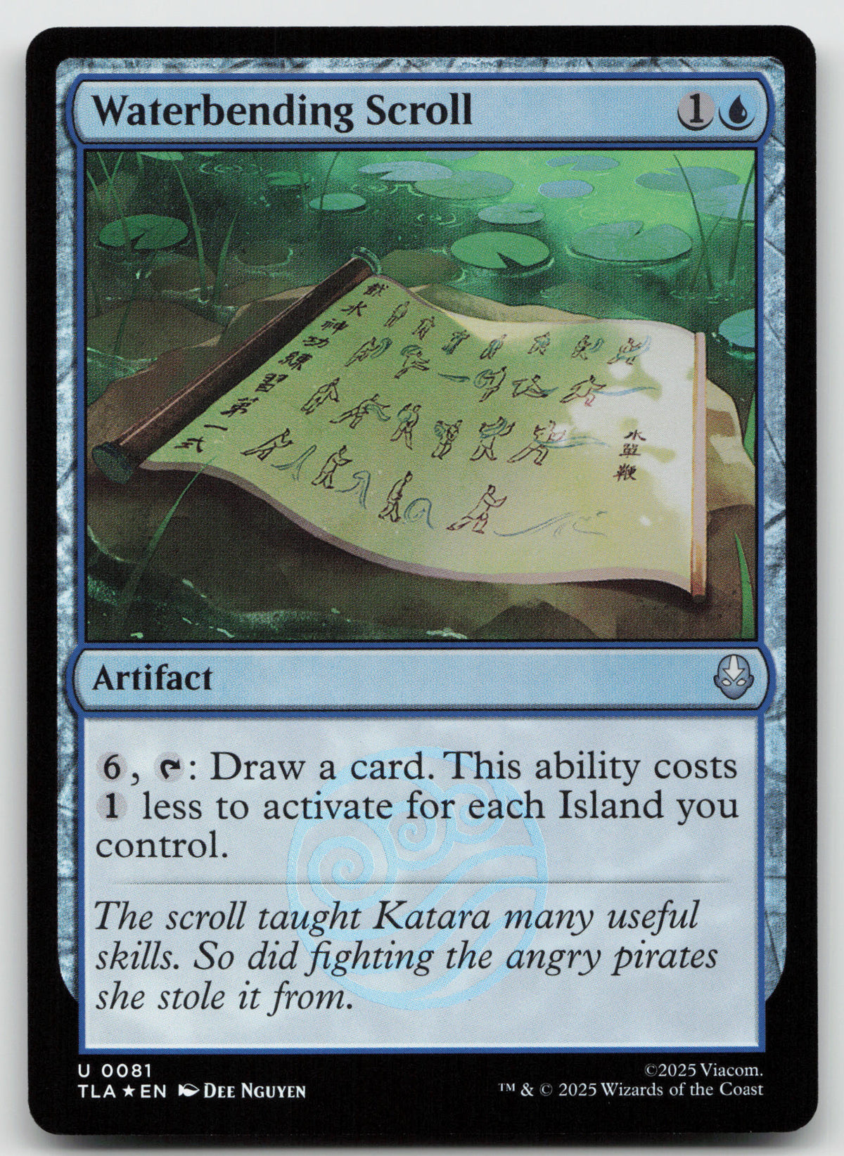 Waterbending Scroll U Foil Avatar: The Last Airbender 0081 NM