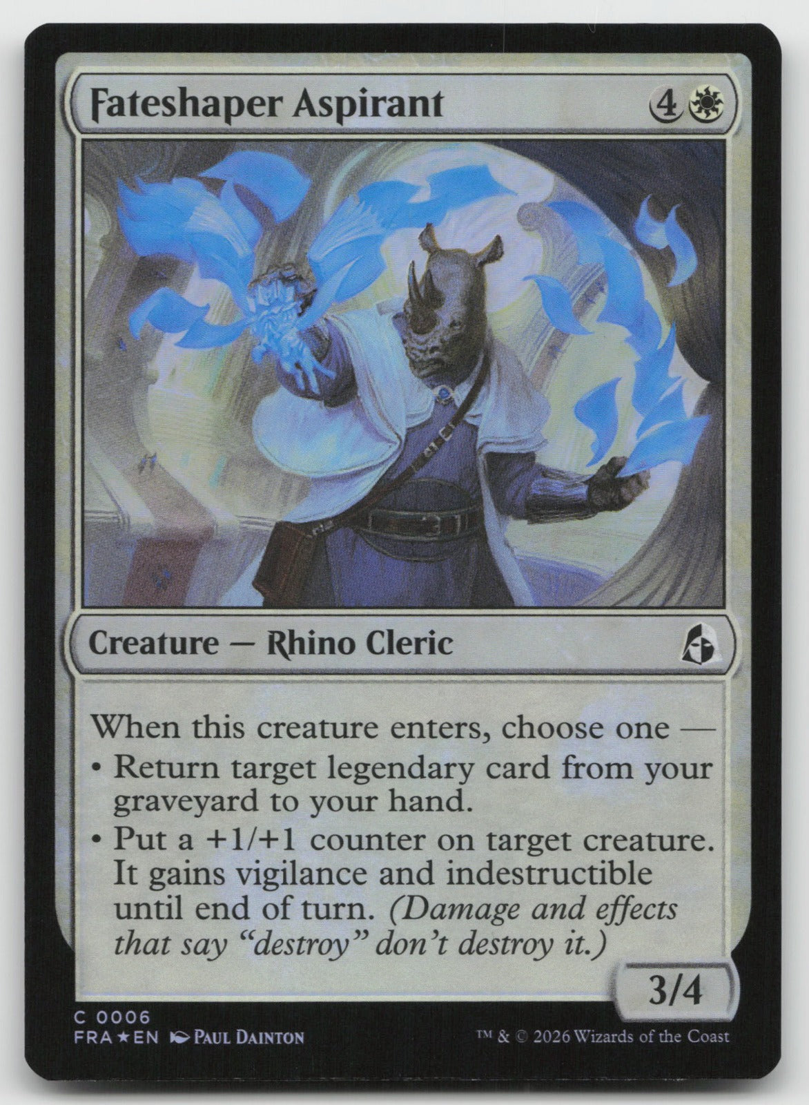Fateshaper Aspirant C Foil Reality Fracture 6 NM