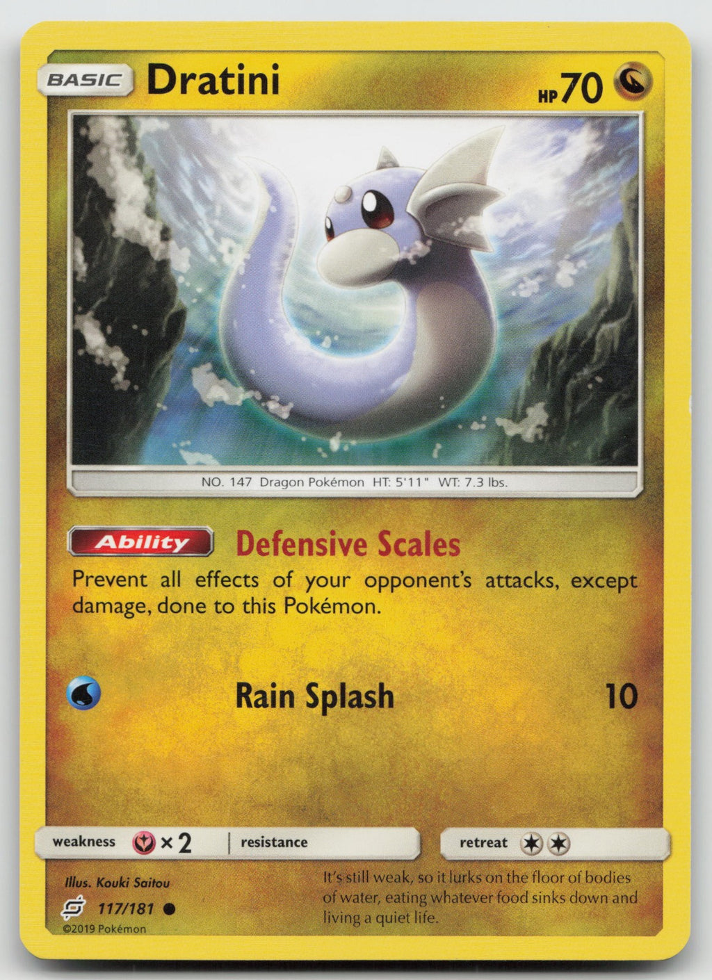 Dratini Common SM - Team Up 117/181 NM