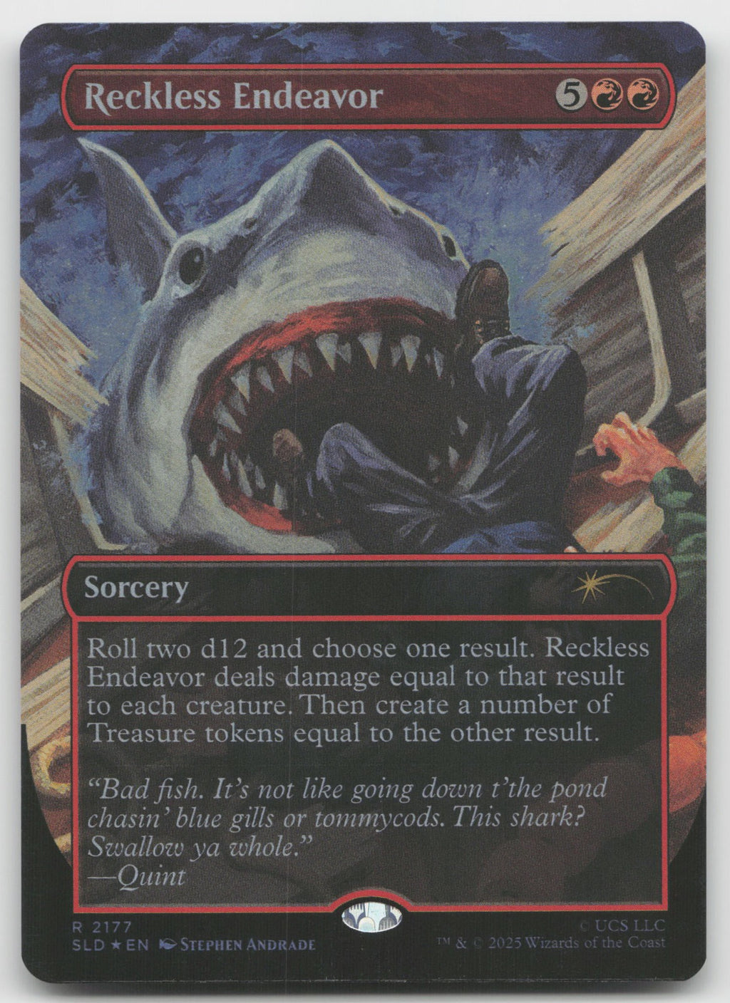 Reckless Endeavor (Rainbow Foil) R Foil Secret Lair Drop Series 2177 NM