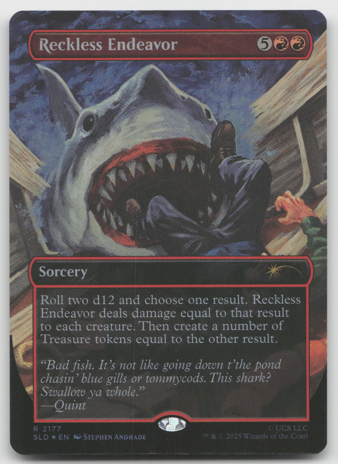Reckless Endeavor (Rainbow Foil) R Foil Secret Lair Drop Series 2177 NM