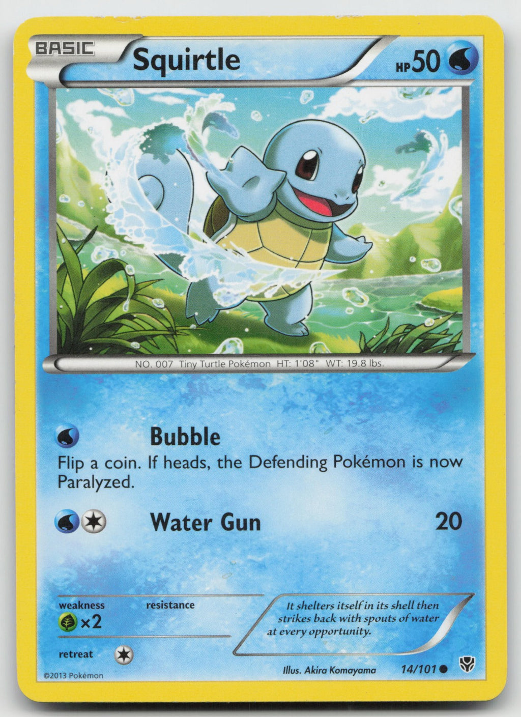 Squirtle Common Plasma Blast 14/101 LP