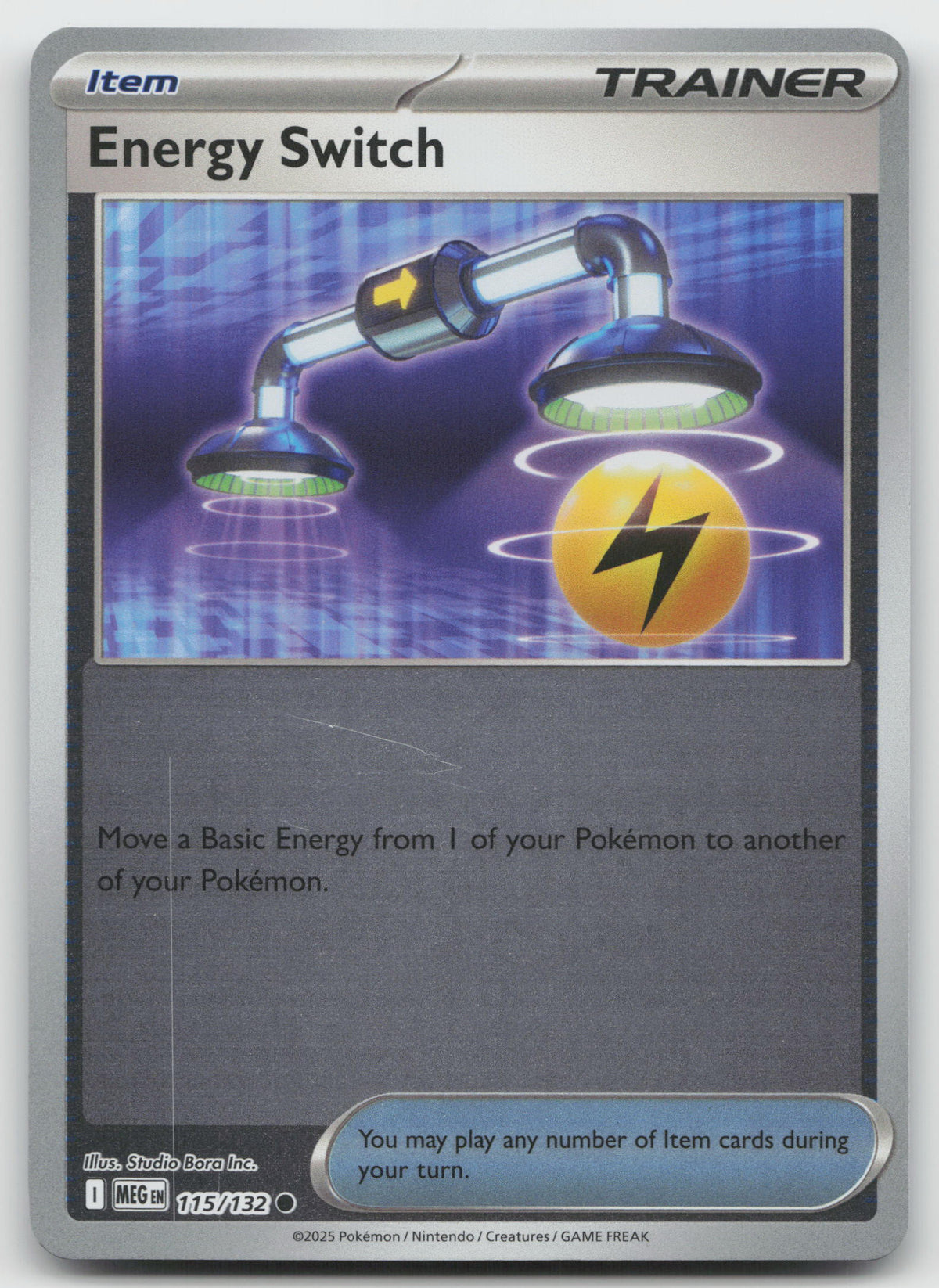 Energy Switch Common Reverse Holo ME01: Mega Evolution 115/132 NM