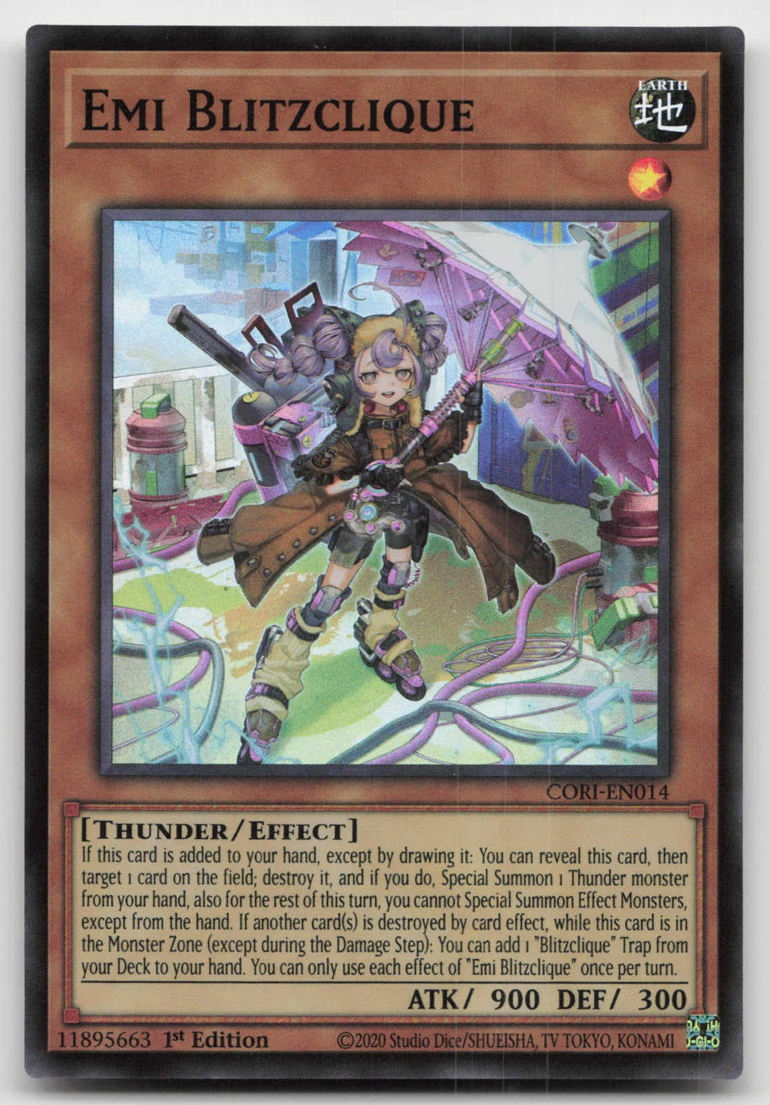 Emi Blitzclique 1st Edition Super Rare Chaos Origins CORI-EN014 NM
