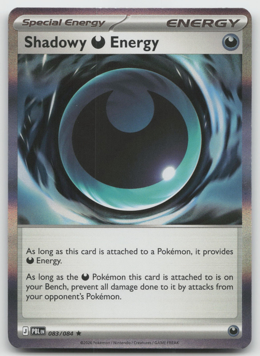 Magnetic M Energy Rare Reverse Holo ME04: Chaos Rising 085/086 NM