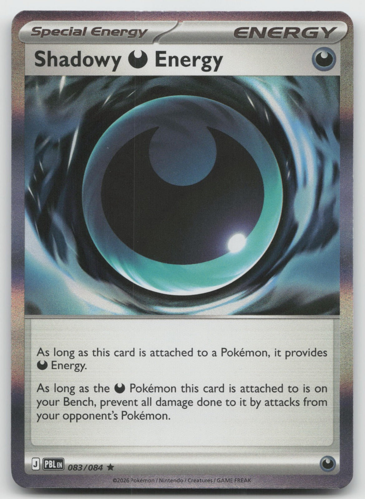 Magnetic M Energy Rare Reverse Holo ME04: Chaos Rising 085/086 NM
