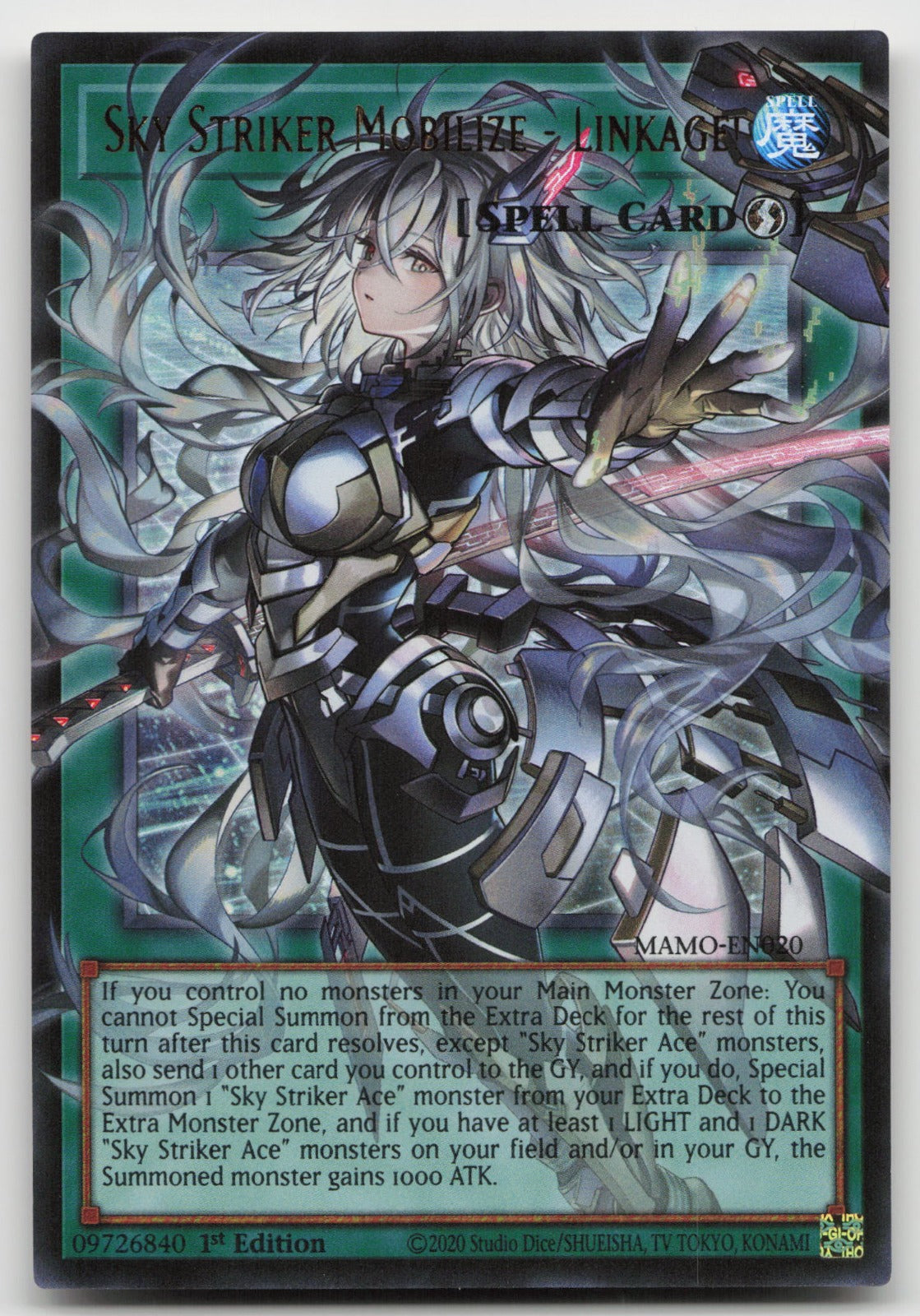 Sky Striker Mobilize - Linkage! Ultra Rare Magnificent Monsters MAMO-EN020 NM