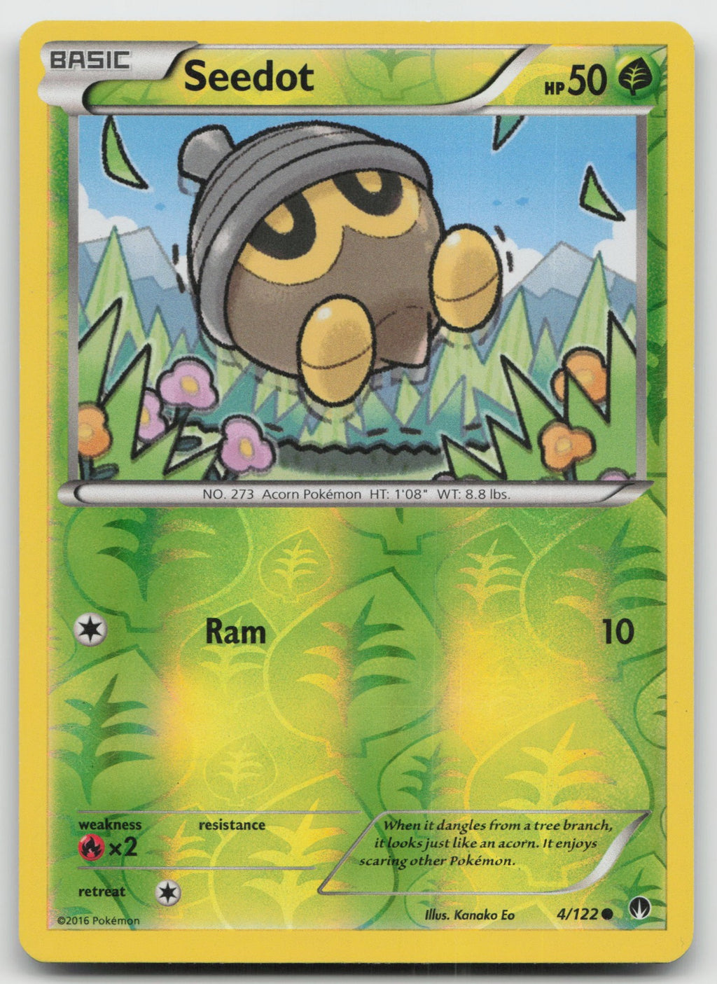 Seedot Common Reverse Holo XY - BREAKpoint 4/122 LP