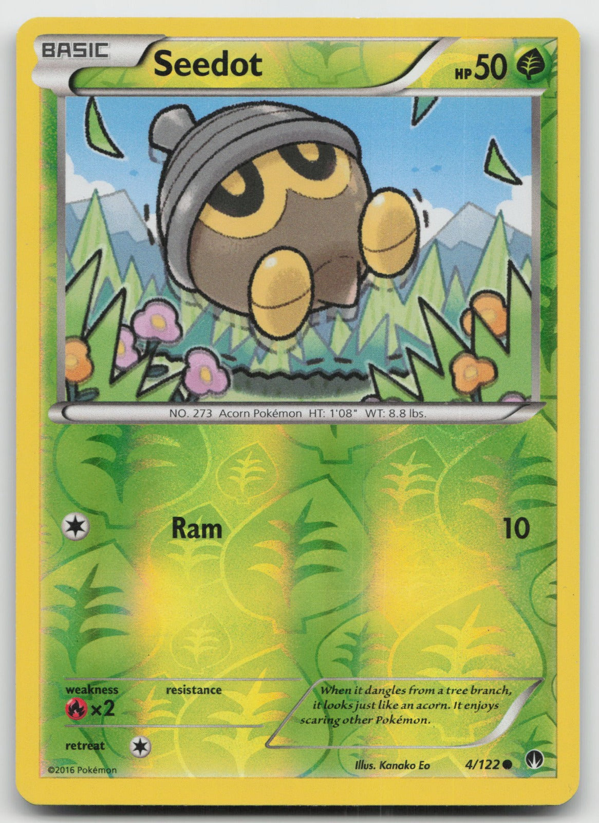 Seedot Common Reverse Holo XY - BREAKpoint 4/122 LP