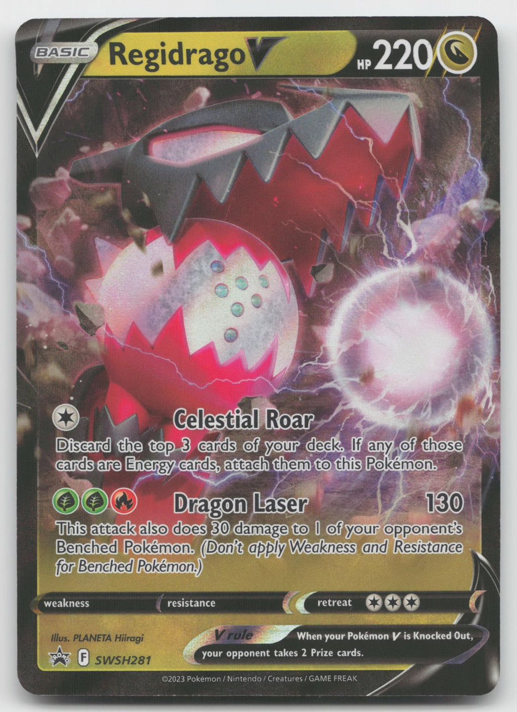 Regidrago V - Promo Holo SWSH: Sword & Shield Promo Cards SWSH281 NM