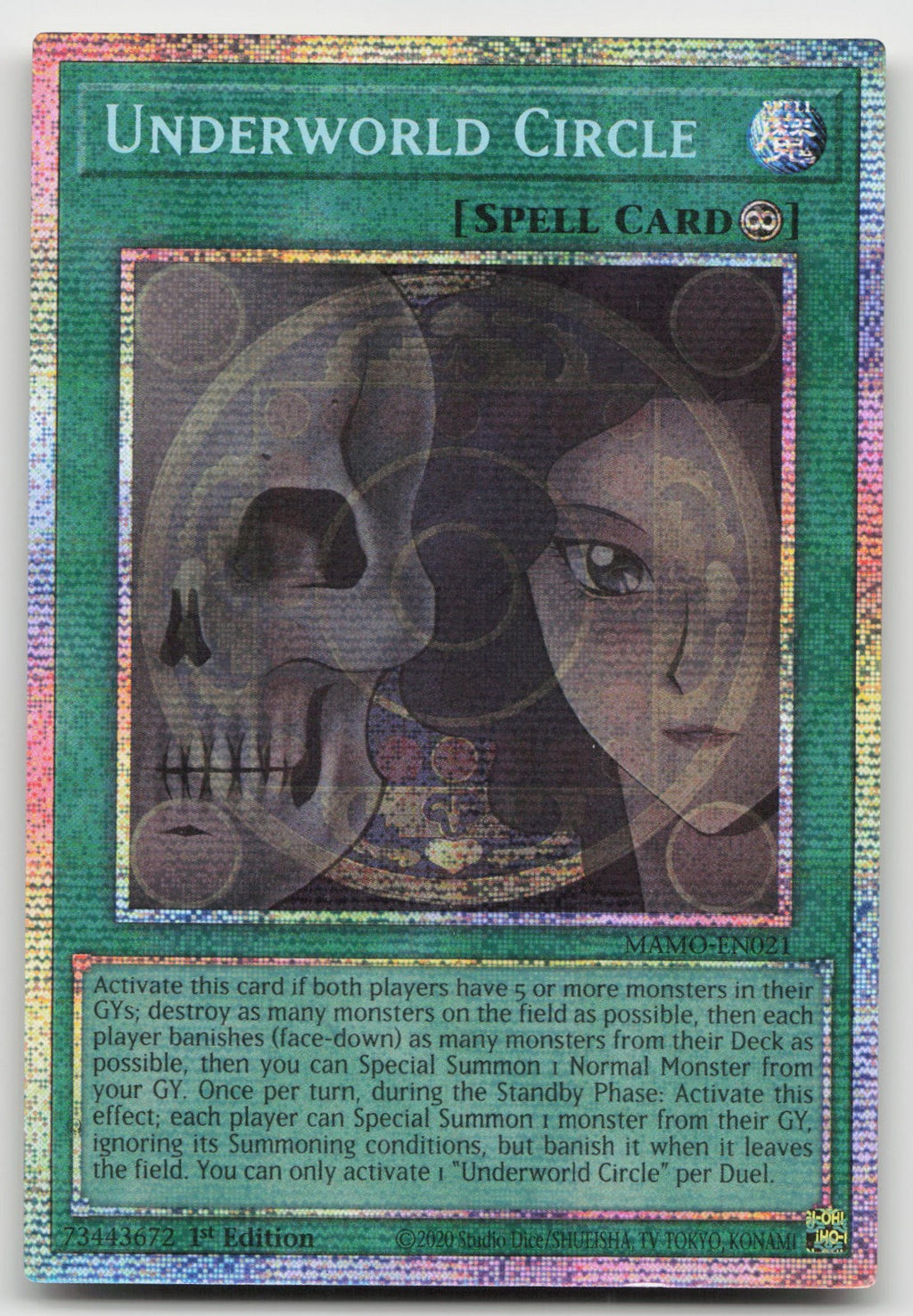 Underworld Circle (Starlight Rare) Starlight Magnificent Monsters MAMO-EN021 NM