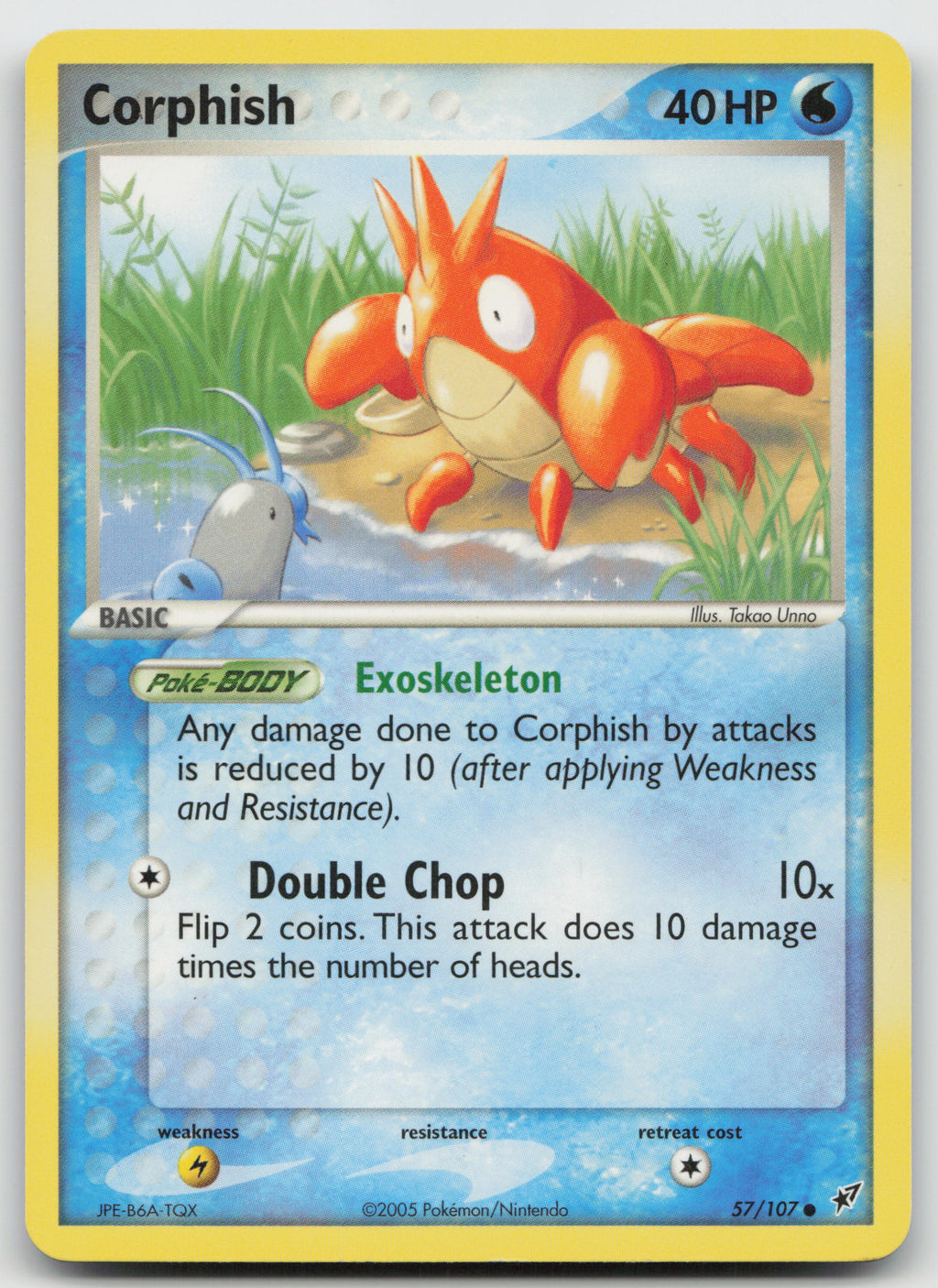 Corphish Common Normal Deoxys 57/107 LP
