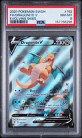 Dragonite V Pokemon Sword & Shield Evolving Skies 192/203 PSA 8