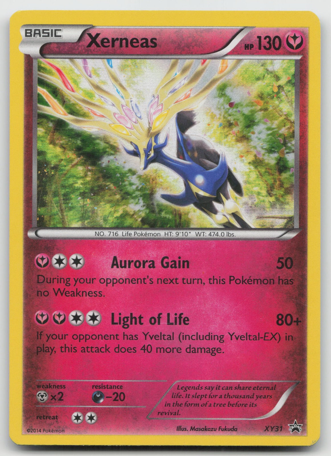 Xerneas Holo XY Promos XY31 LP