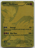 Reshiram (Full Art Secret Rare) Holo Gold Legendary Treasures 114/113 NM