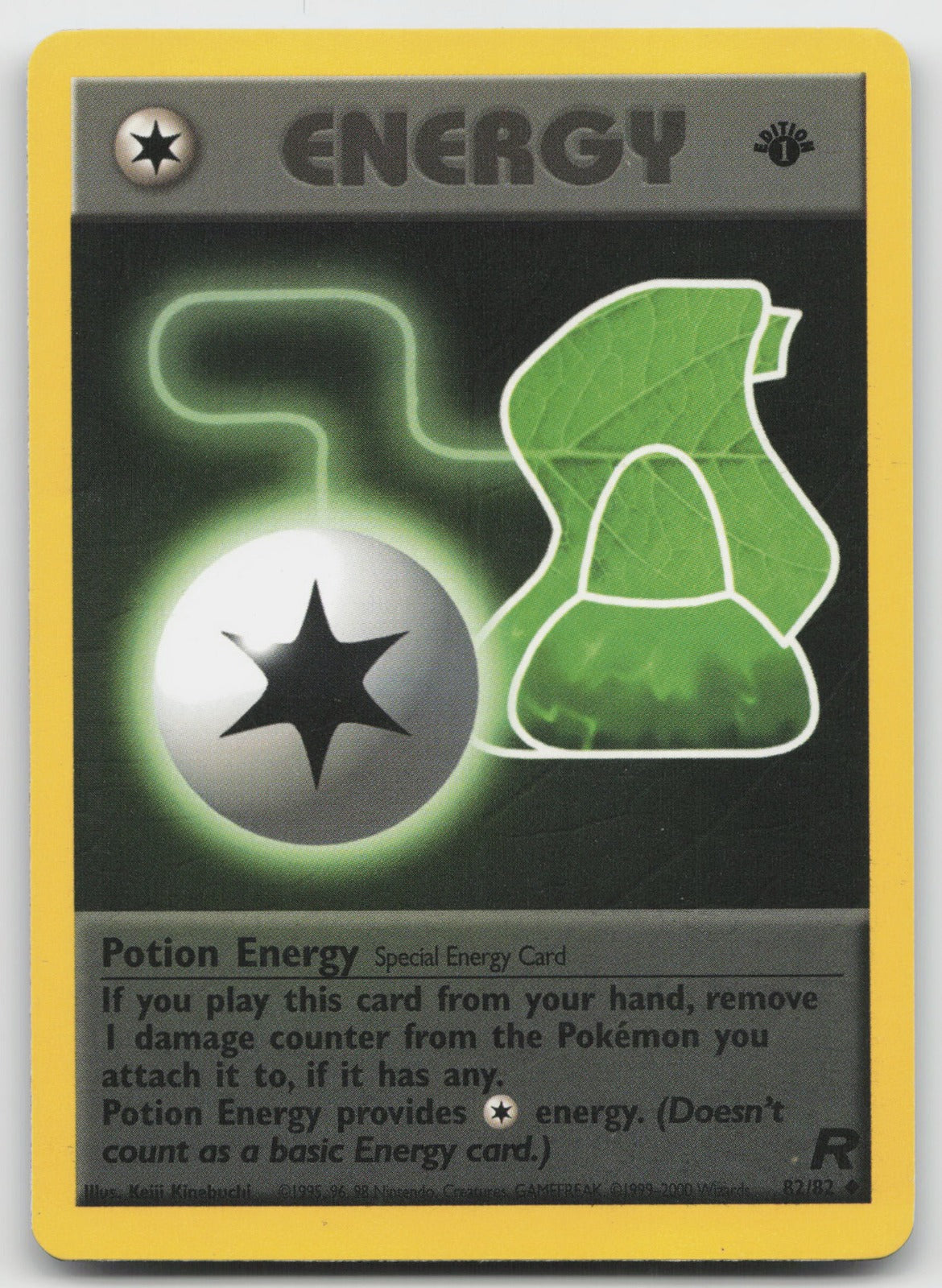Potion Energy Uncommon 1st Edition Team Rocket 82/82 MP
